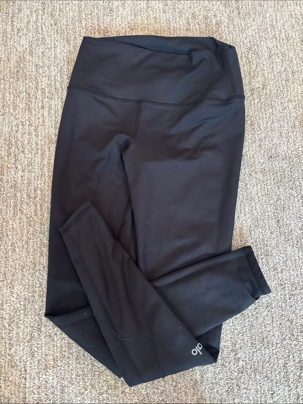 ALO Black Yoga Black Performance Leggings